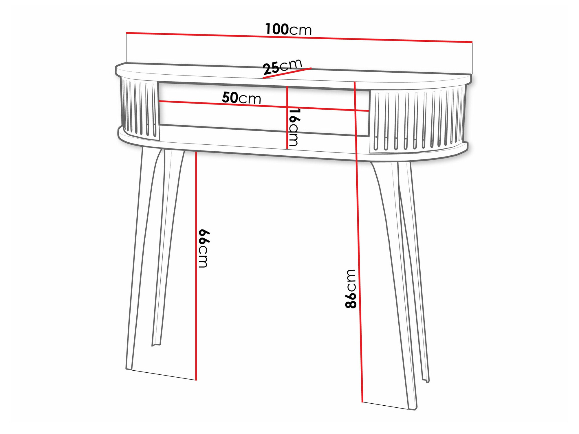 Console Vitum (Noir + Blanc)