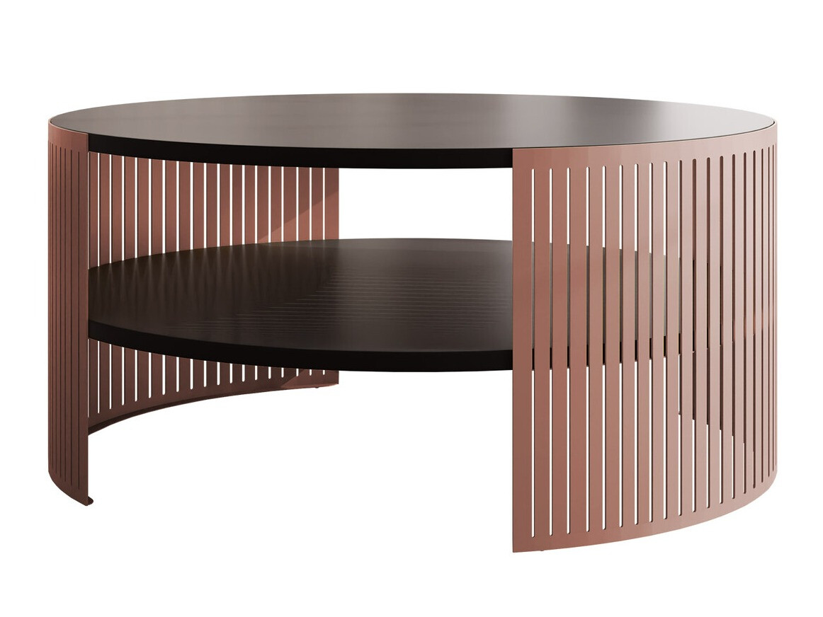 Table basse Civer II (Rose + Noir)