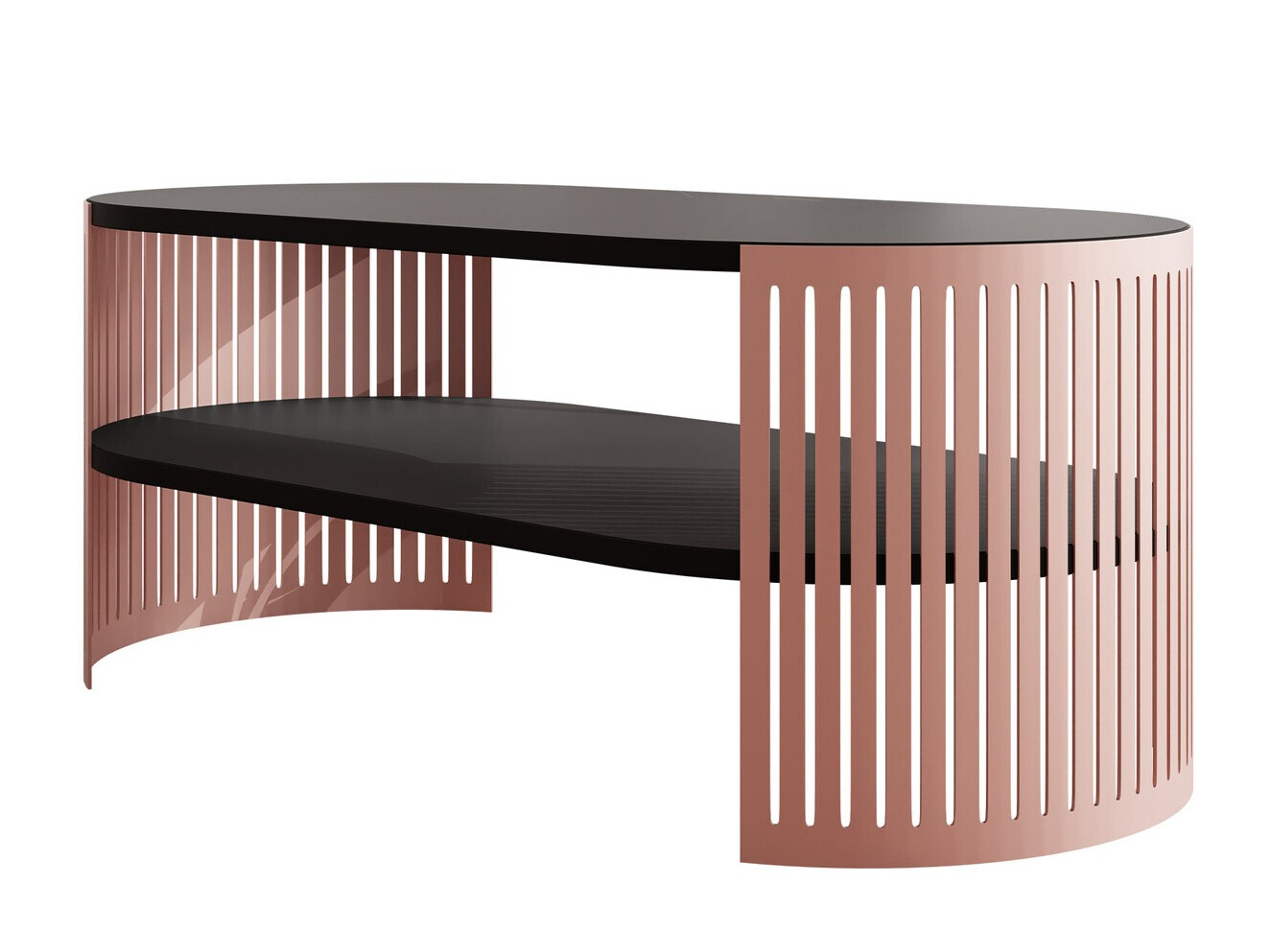 Table basse Sordore 117 (Rose + Noir)