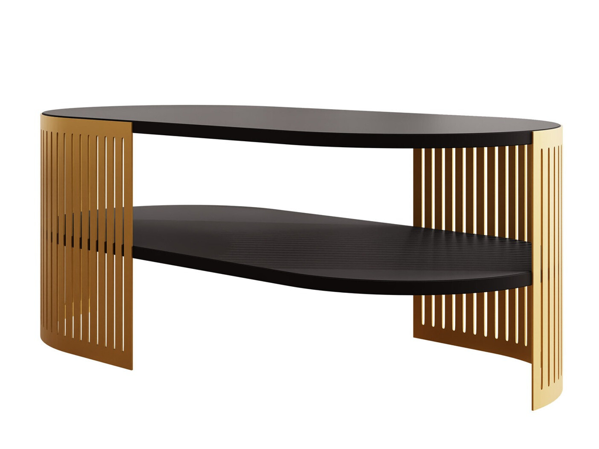 Table basse Sordore 119 (Doré + Noir)