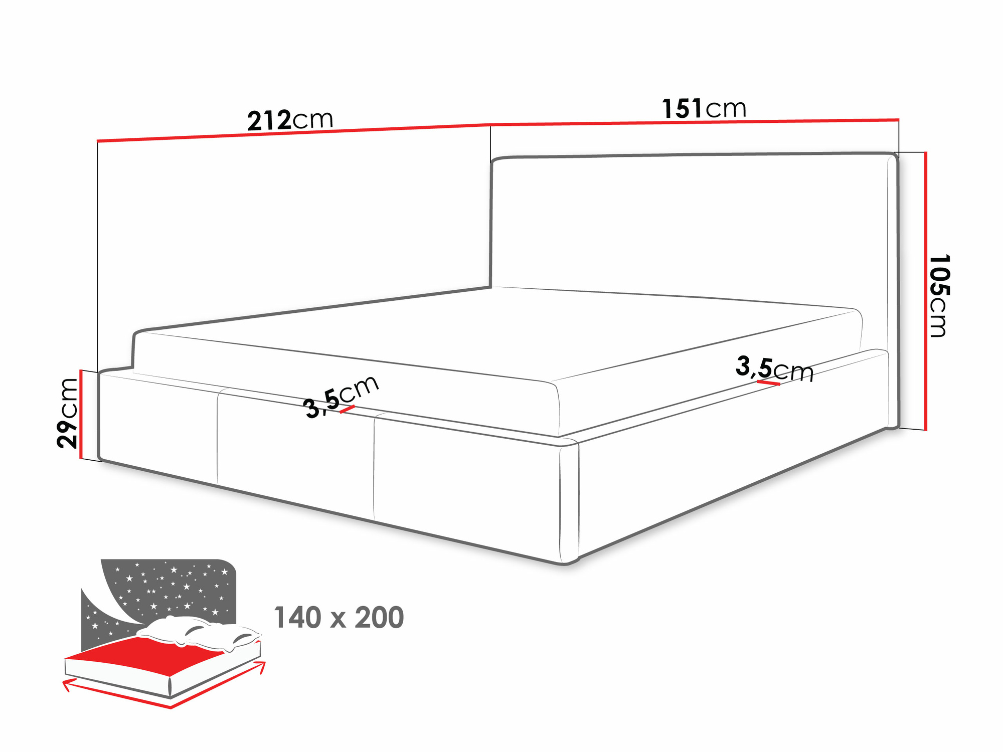 Lit ComfiDream Velora II (Lars 90)