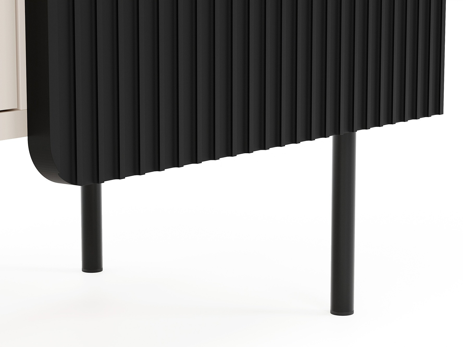 Commode Mansfield 100 (Noir + Cachemire)