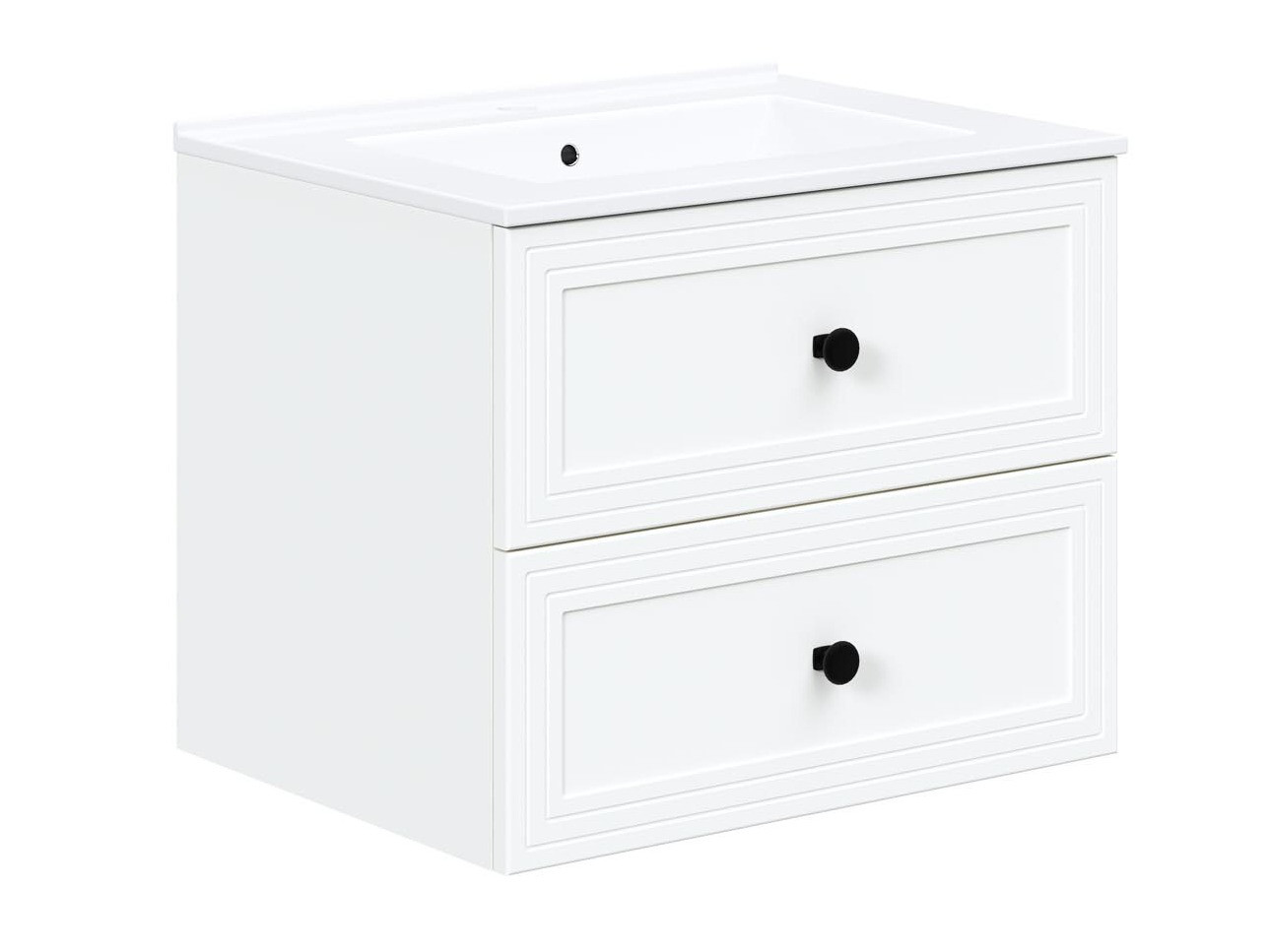Armoire de salle de bains murale pour lavabo Fiovele 103 (Blanc)