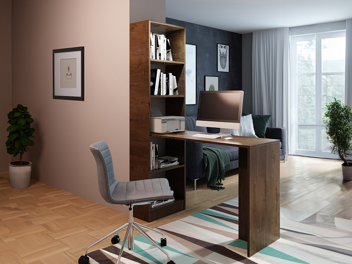 Bureau Dover 109 (Chêne sombre)