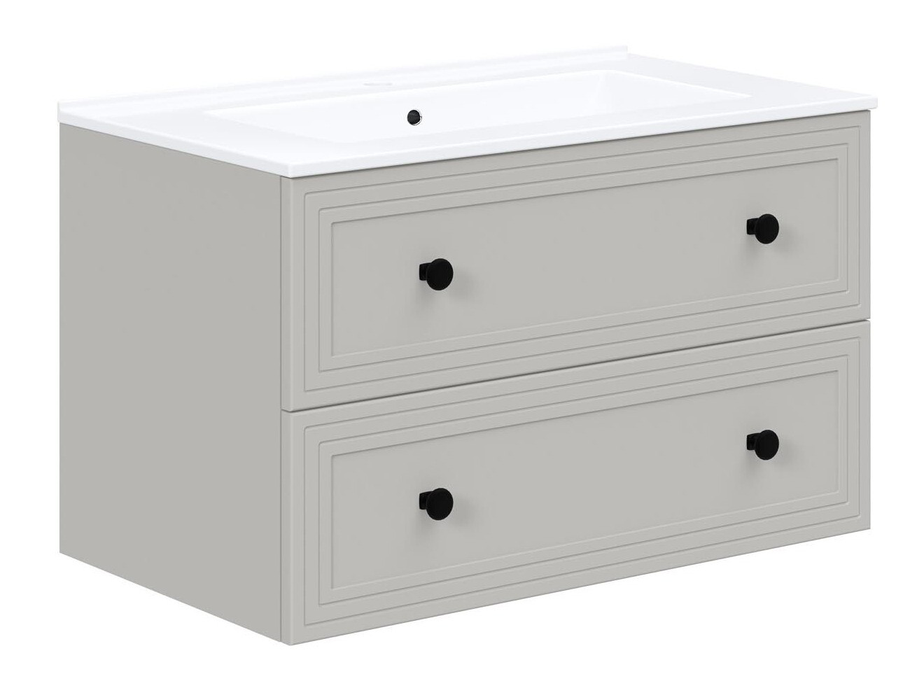 Armoire de salle de bains murale pour lavabo Fiovele 104 (Cachemire)