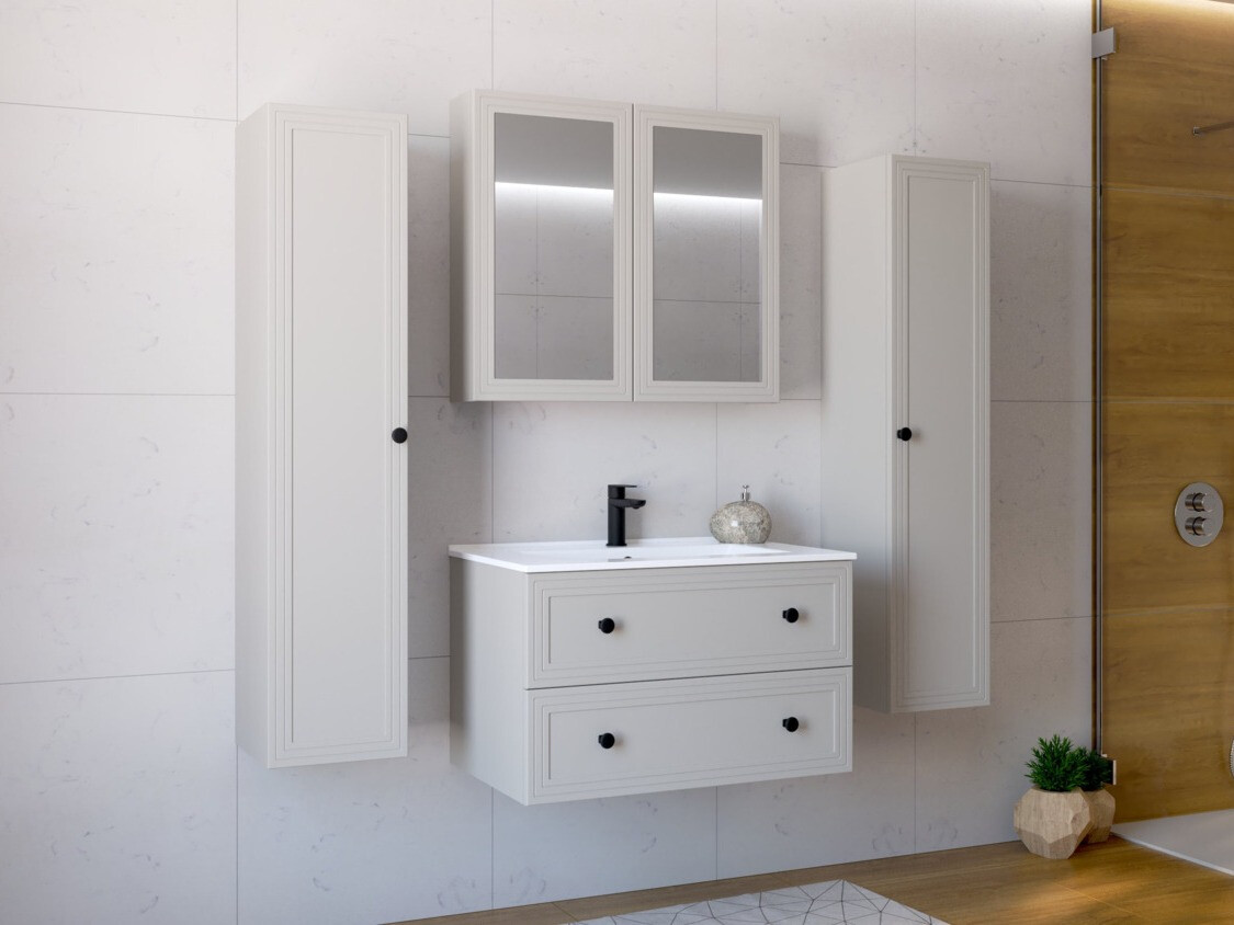Ensemble de salle de bain Fiovele 106 (Cachemire)