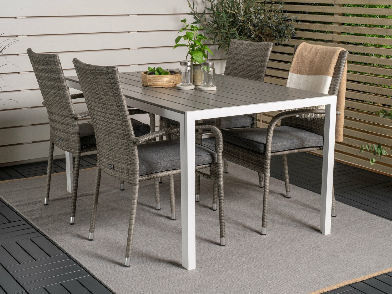 Ensemble table et chaises Dallas 4660