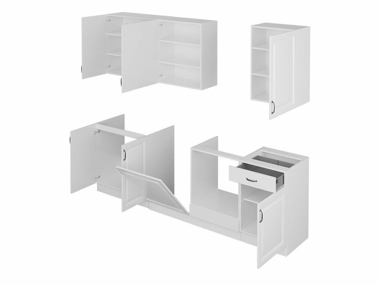 Cuisine complète modulaire Retro Grey 150