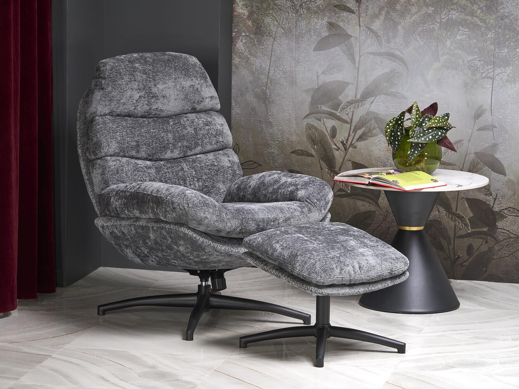 Fauteuil Houston 1883 (Gris)