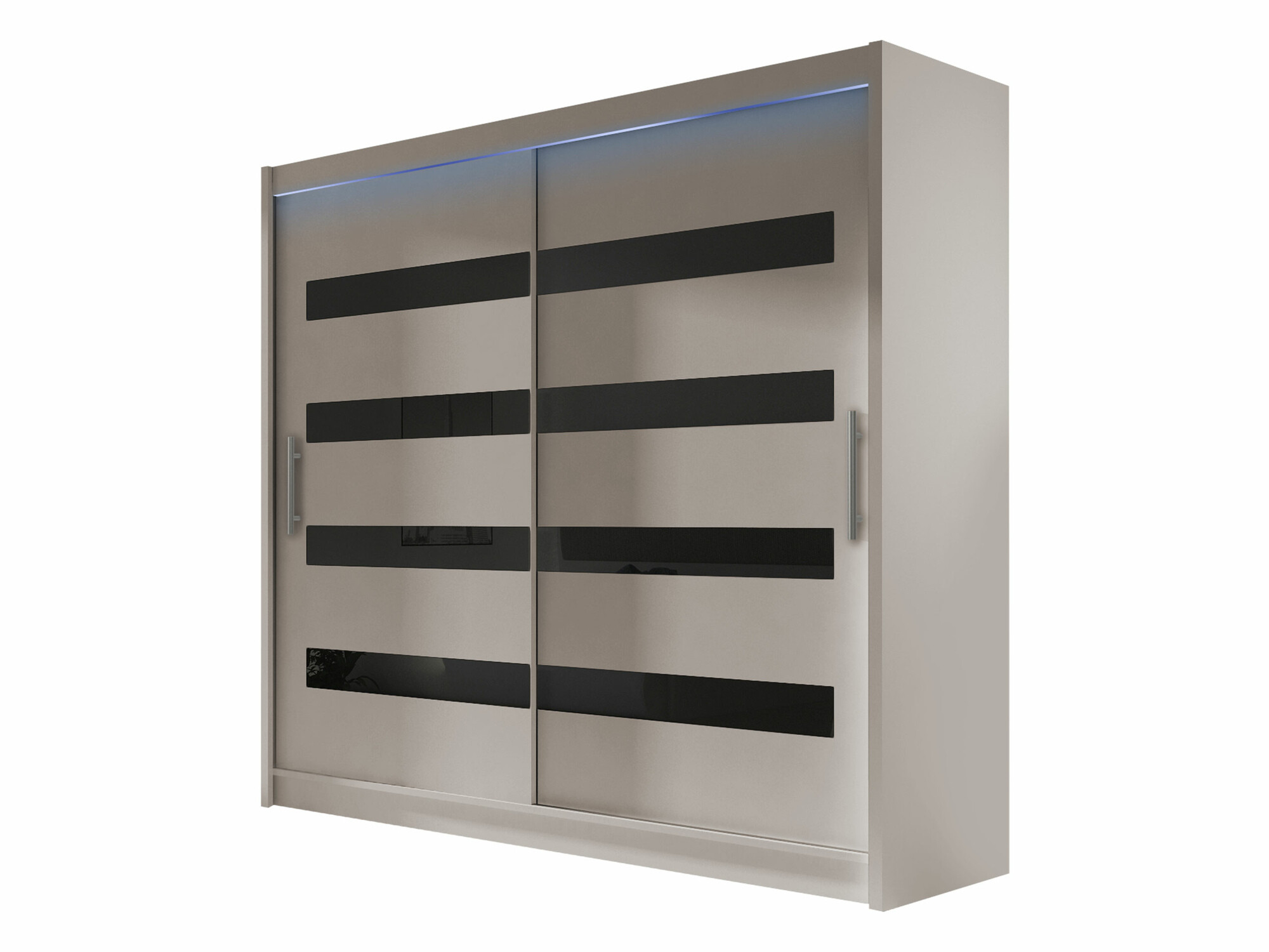 Armoire Closico Pallor XI (Cachemire + Noir)