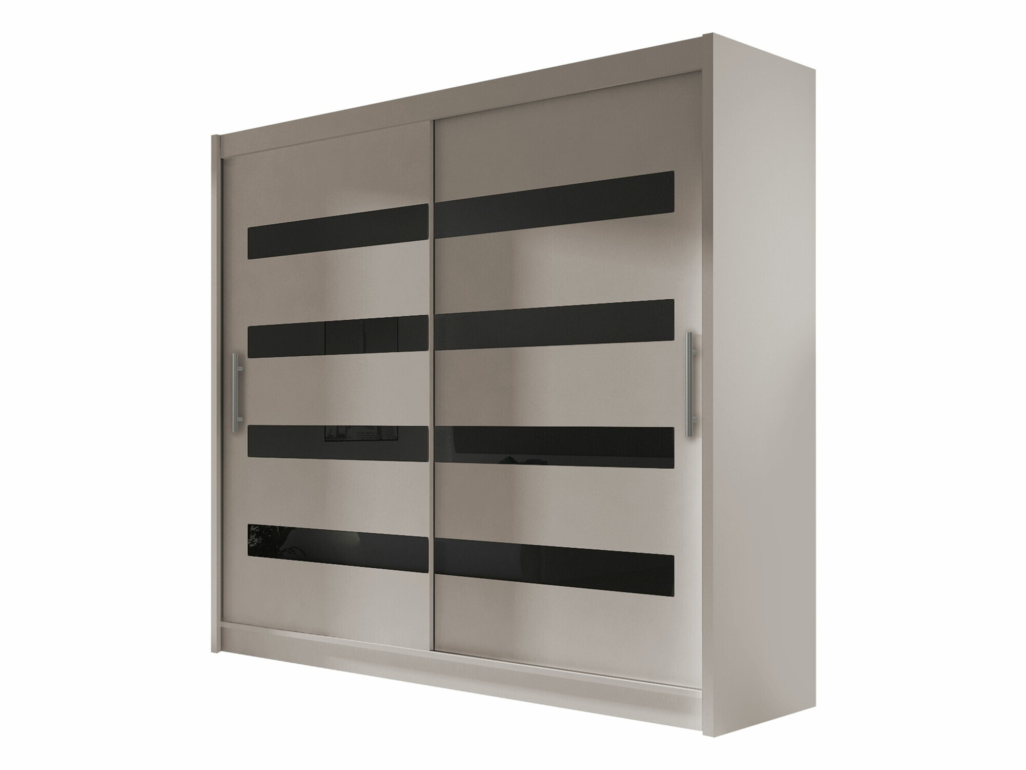 Armoire Closico Pallor XI (Cachemire + Noir)