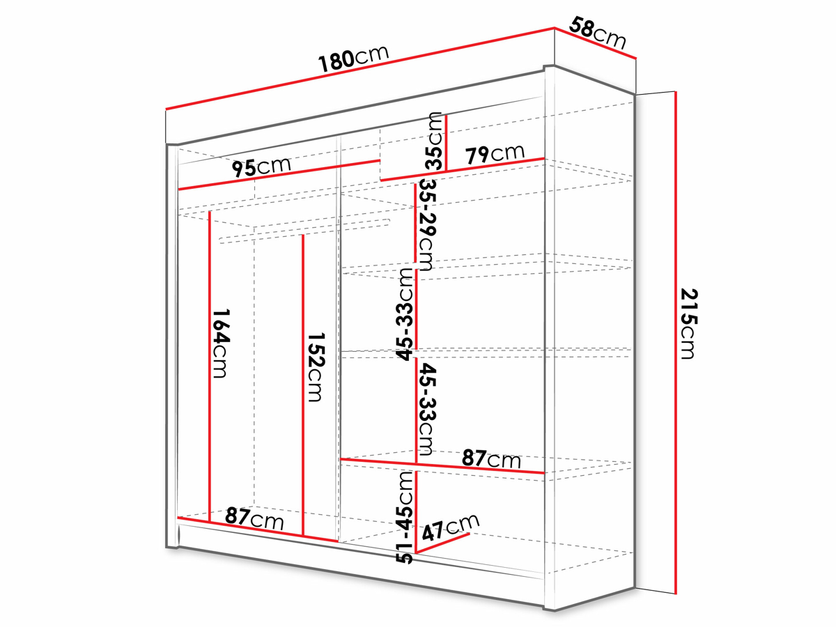 Armoire Closico 102 (Cachemire)