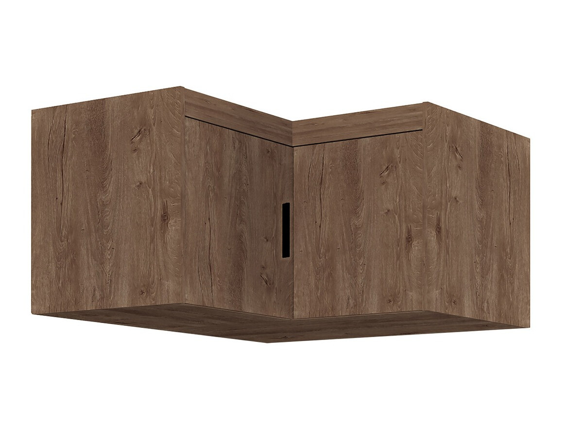 Armoire d'angle Novduni 118 (Chêne de Lefkas)