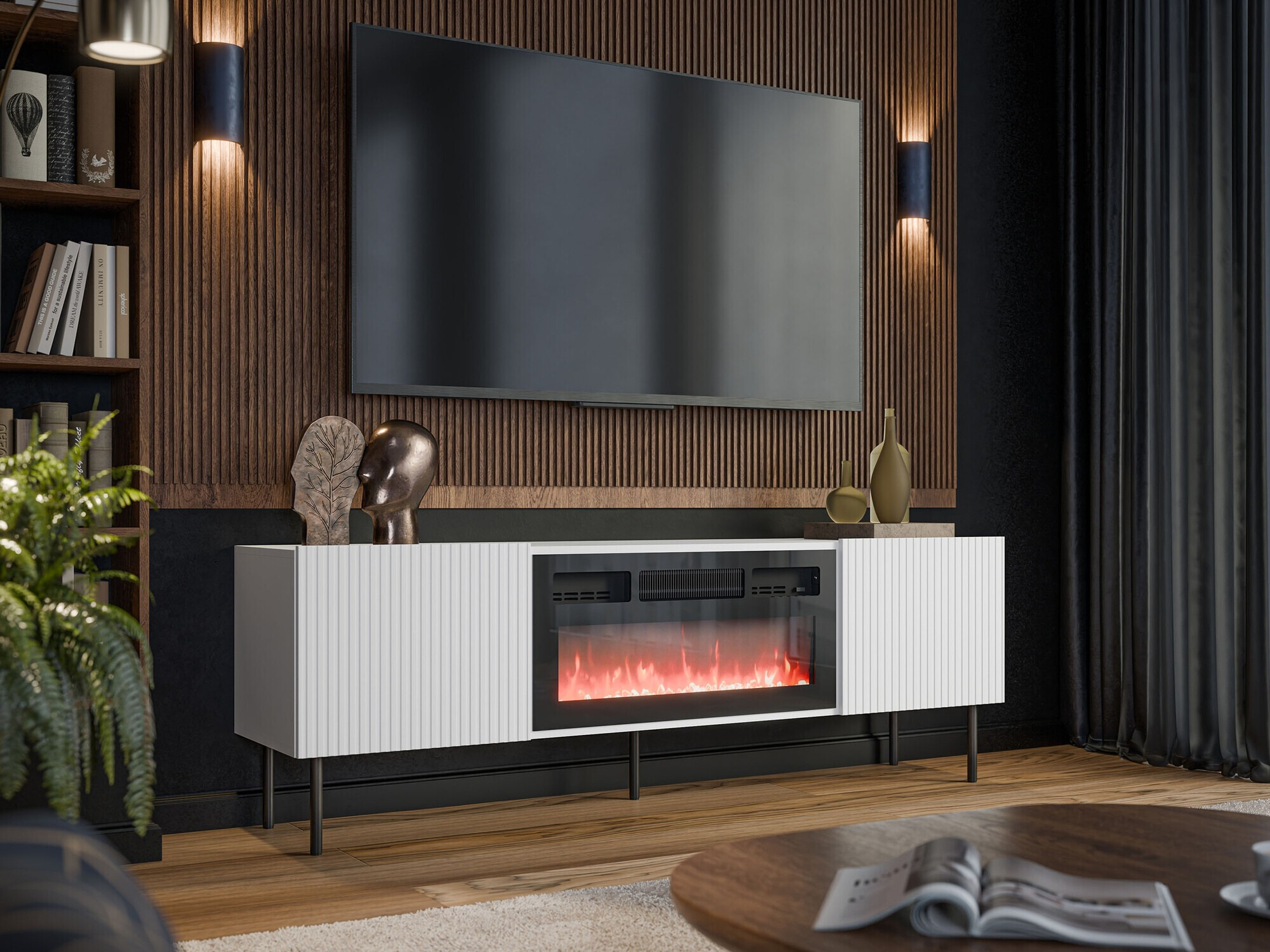 Meuble TV Ratio (Blanc)
