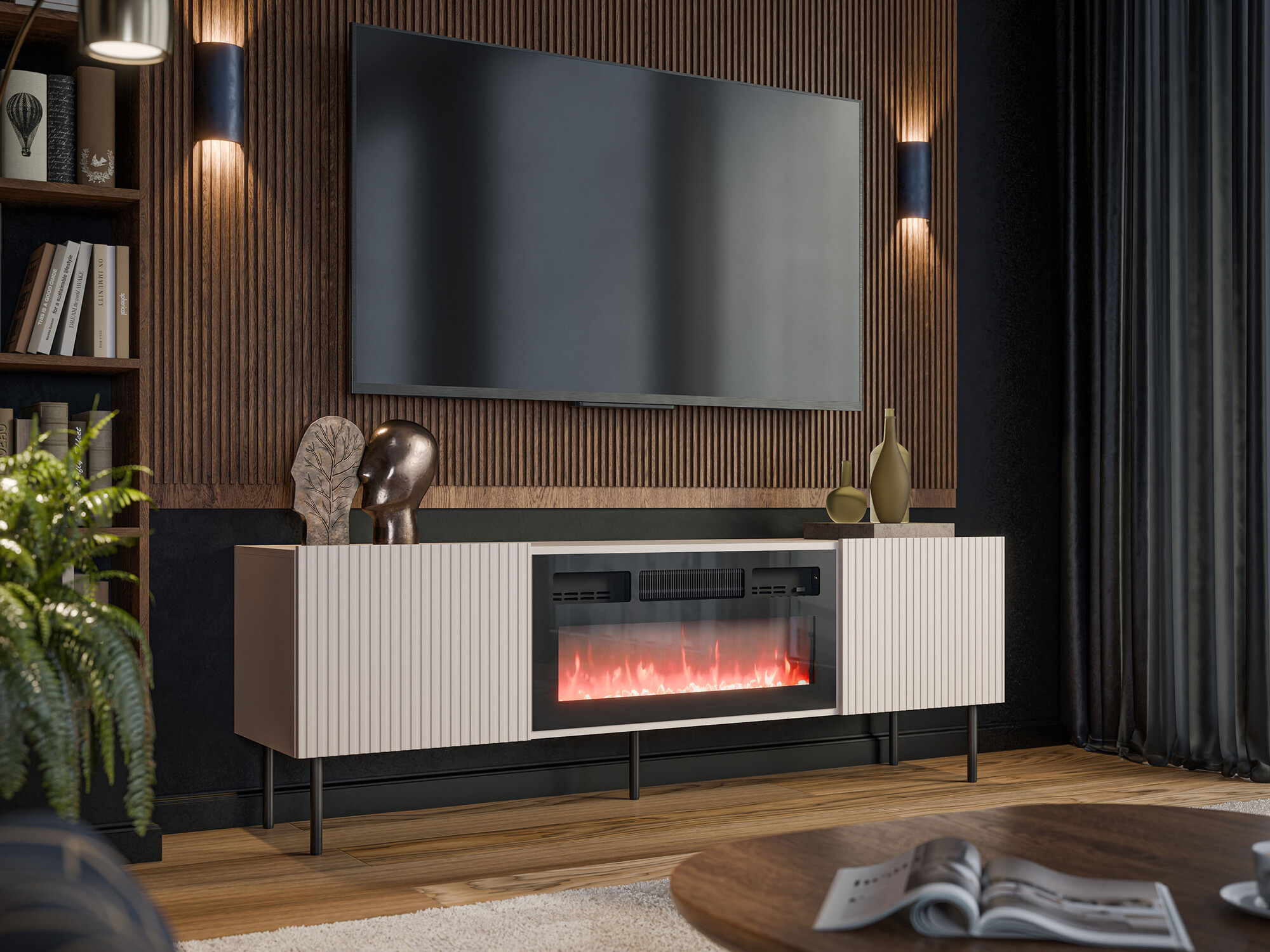 Meuble TV Ratio (Cachemire)