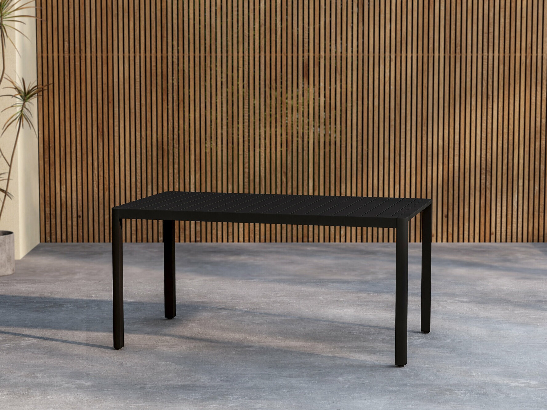 Table de jardin Dallas 4715 (Noir)