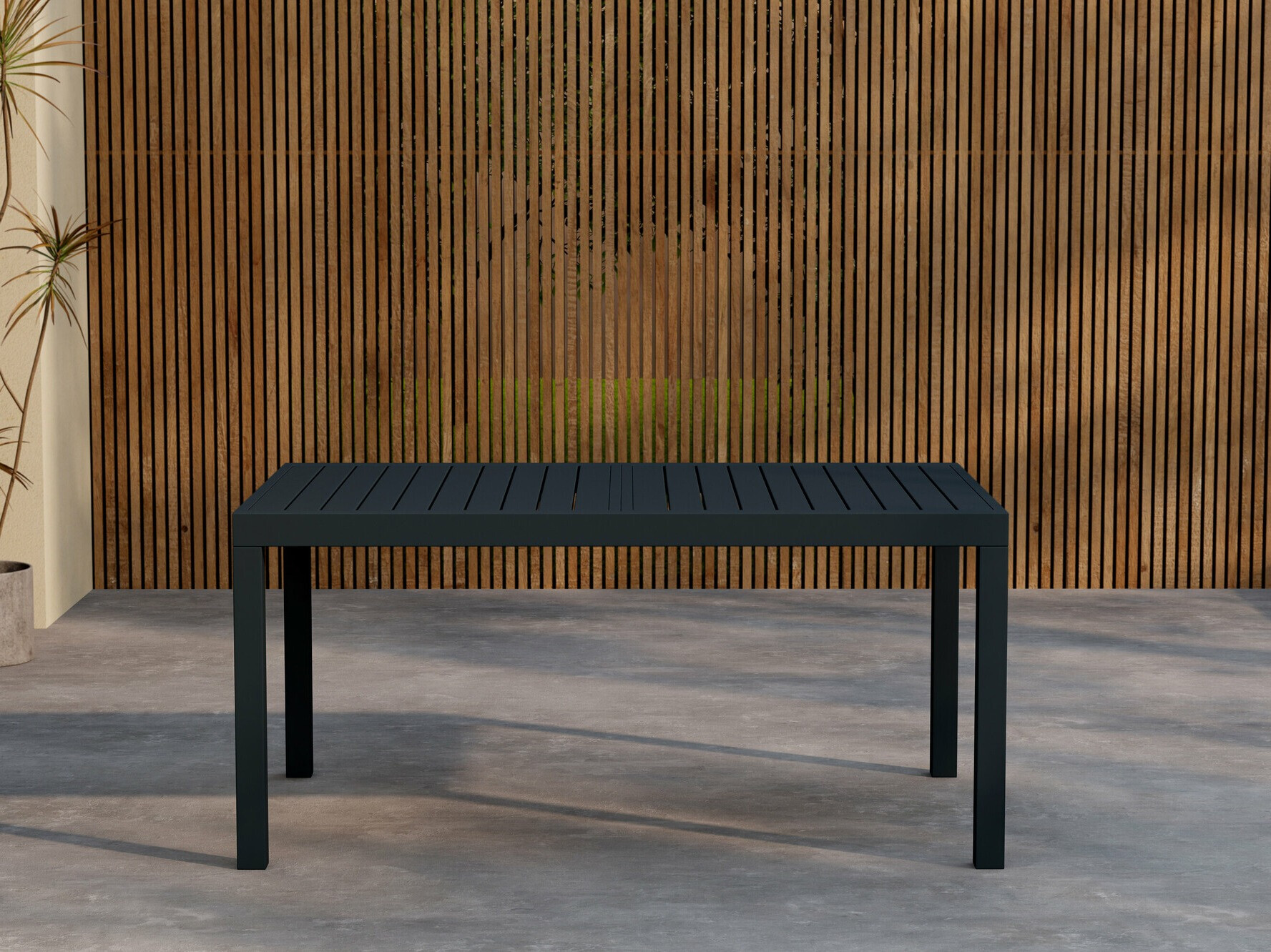 Table de jardin Dallas 4716 (Noir)