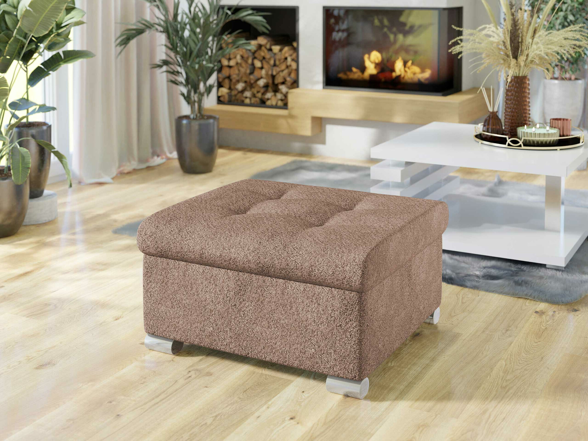 Pouf Comfivo Gemma (Coral 45)