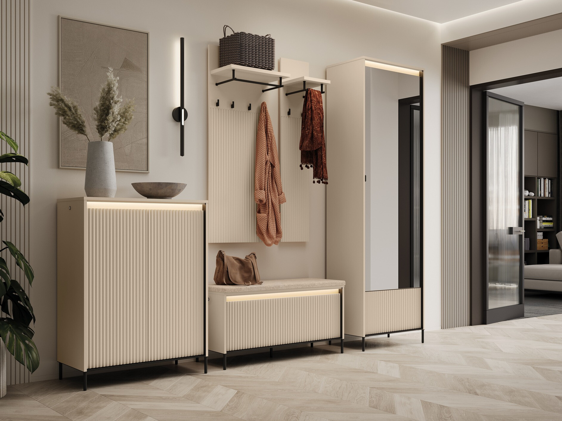 Armoire à chaussures Lorfera 115