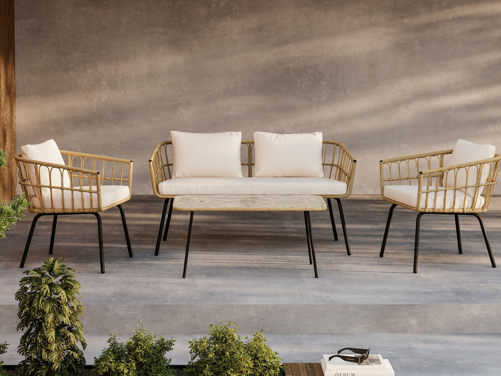 Ensemble de mobilier de jardin Dallas 4735