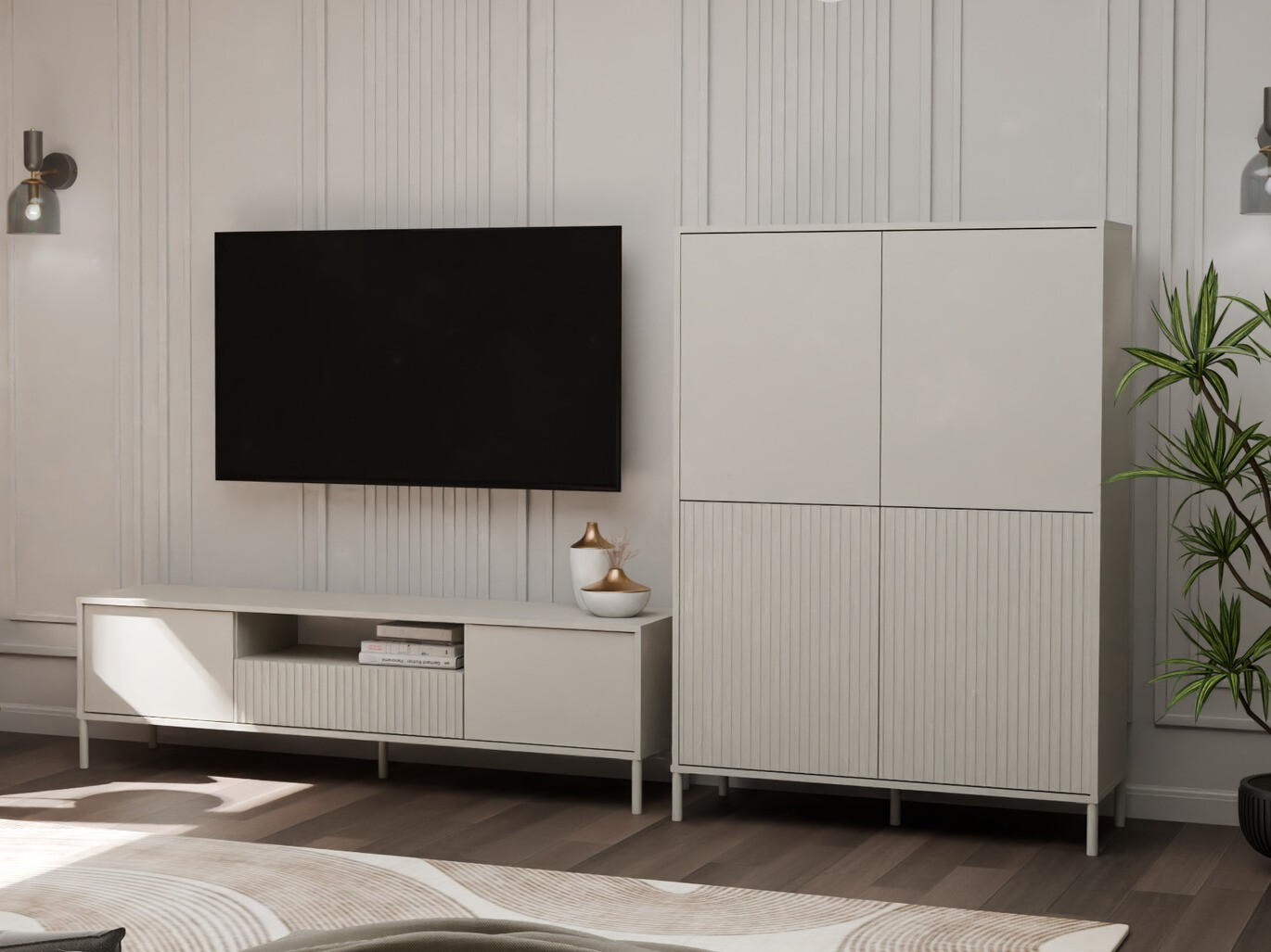 Meuble TV Orlsone 100 (Cachemire)