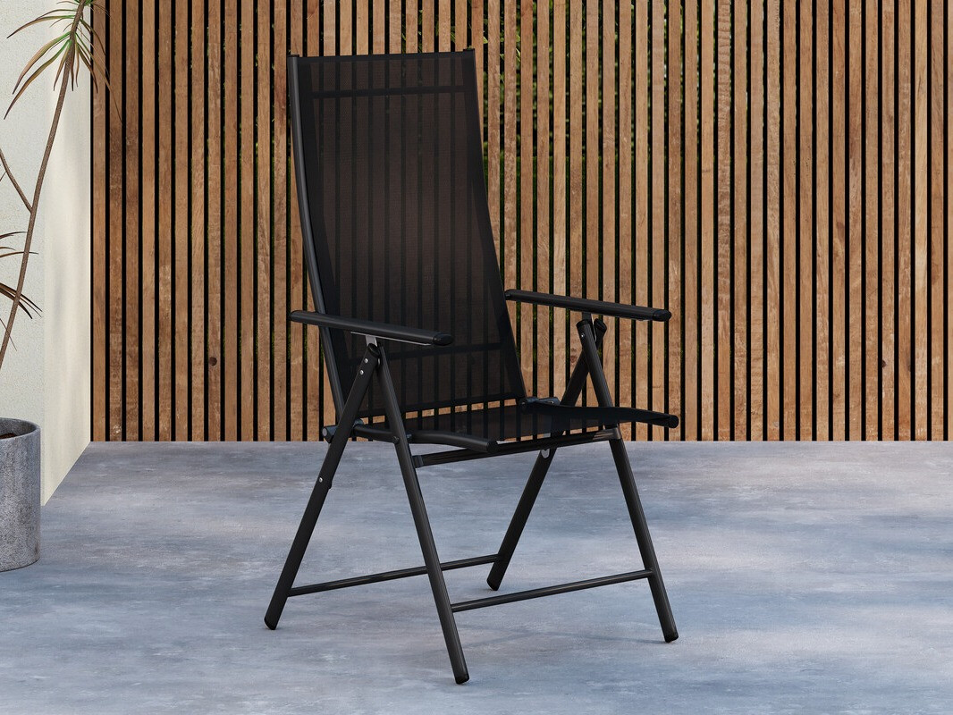Chaise de jardin Dallas 4745 (Noir)