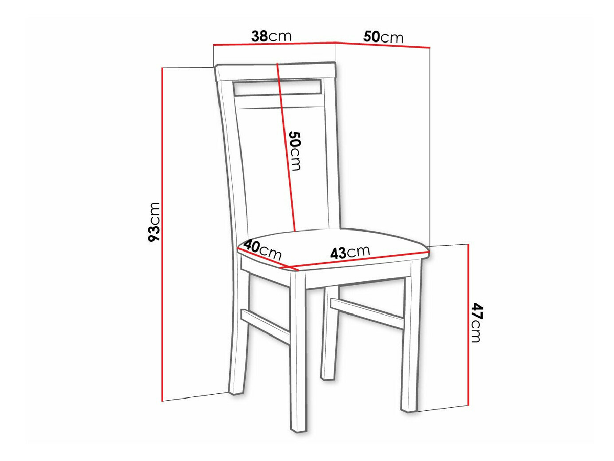 Chaise Victorville 154 (Blanc)