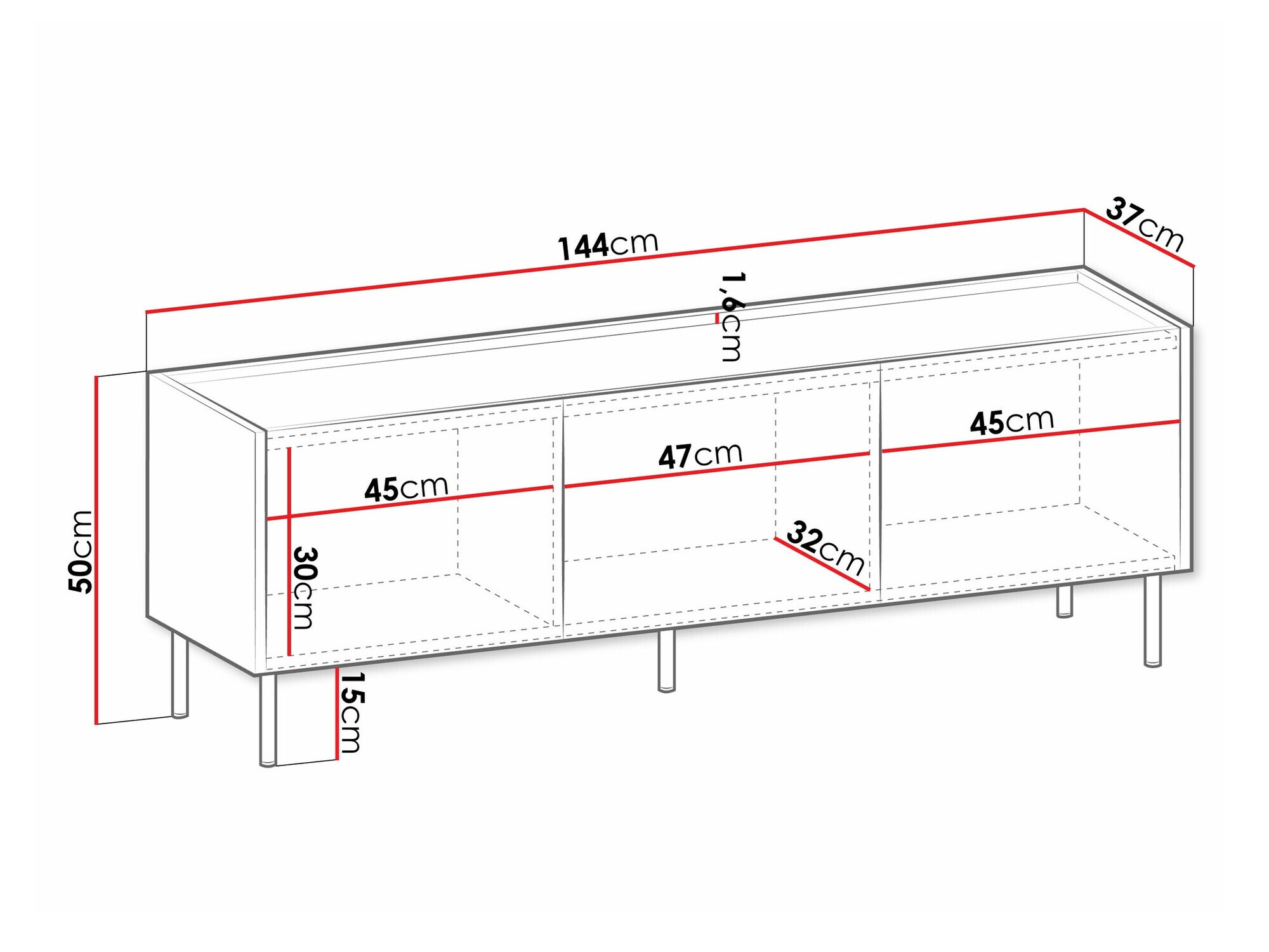 Meuble TV Comfivo Belviro