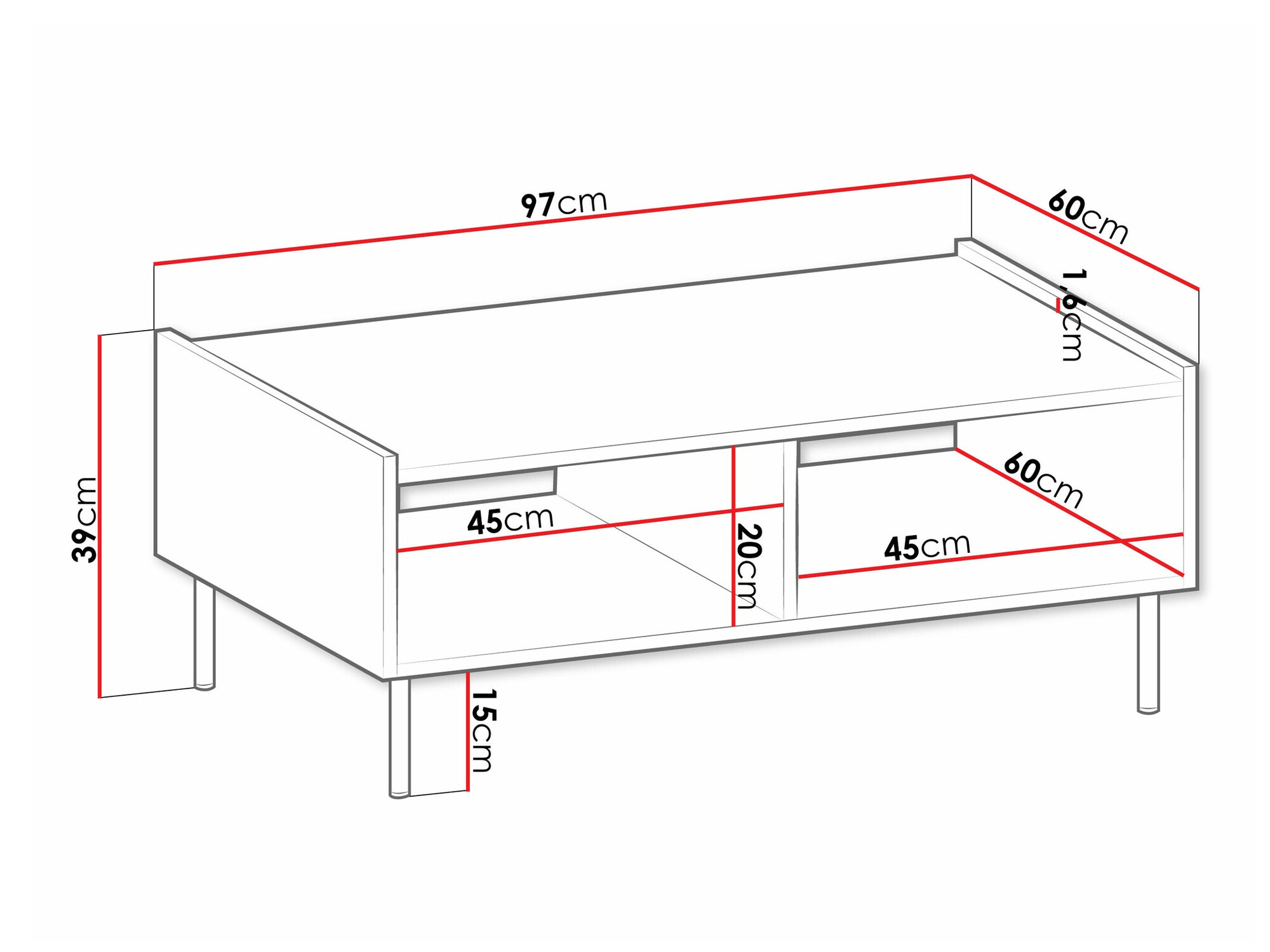 Table basse Comfivo Belviro