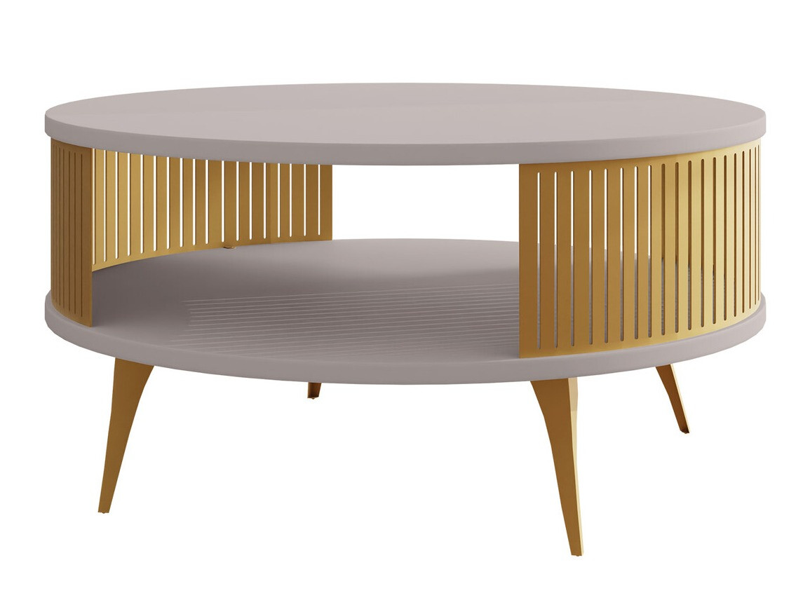 Table basse Vitum I (Doré + Cachemire)