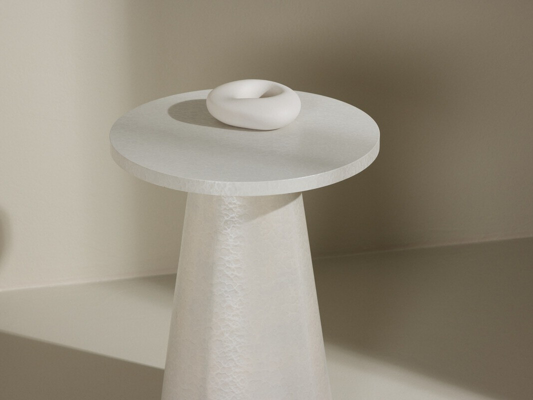 Table d'appoint Dallas 4765 (Blanc brillant)
