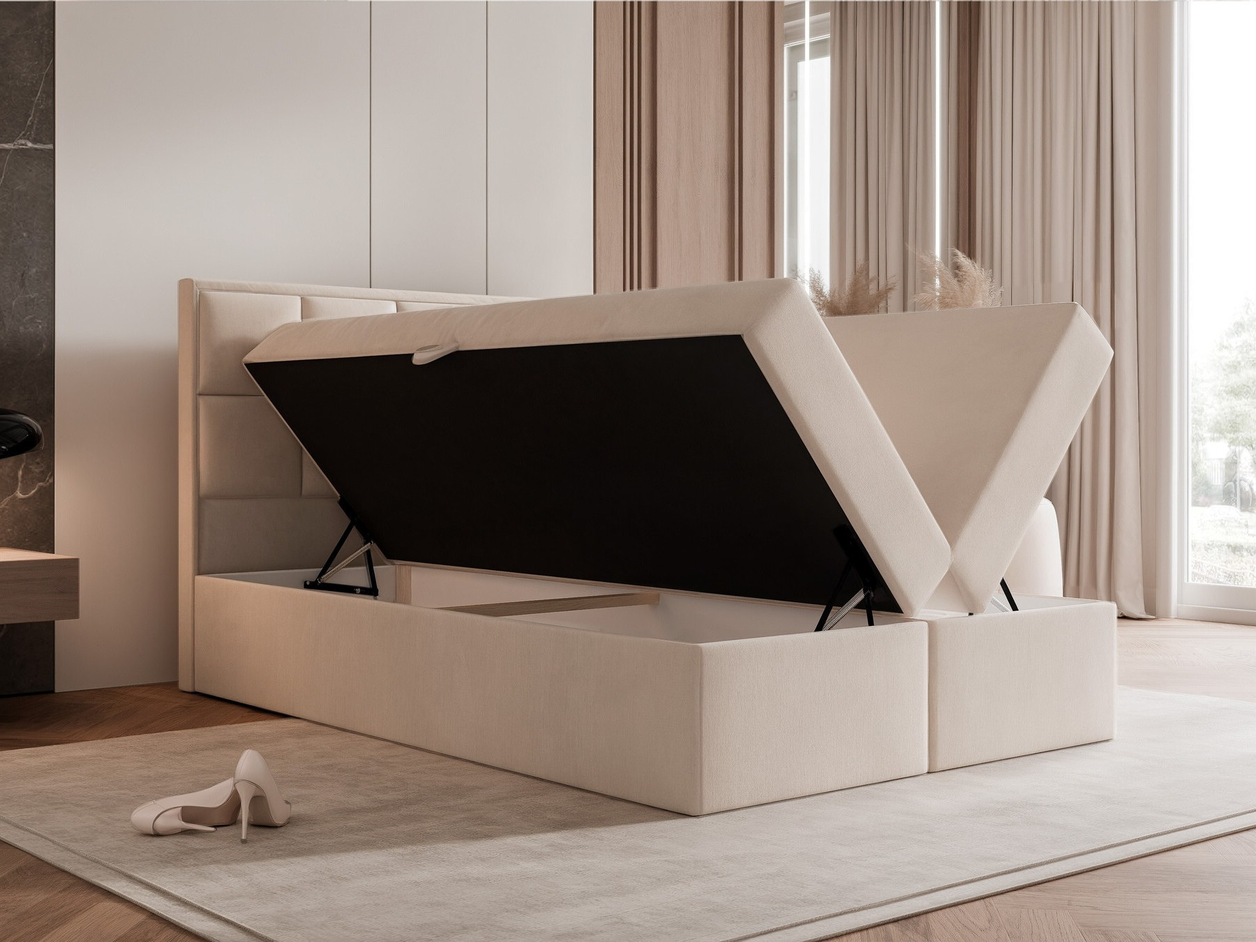 Lit boxspring Martinez 115 (Magic Velvet 2219)
