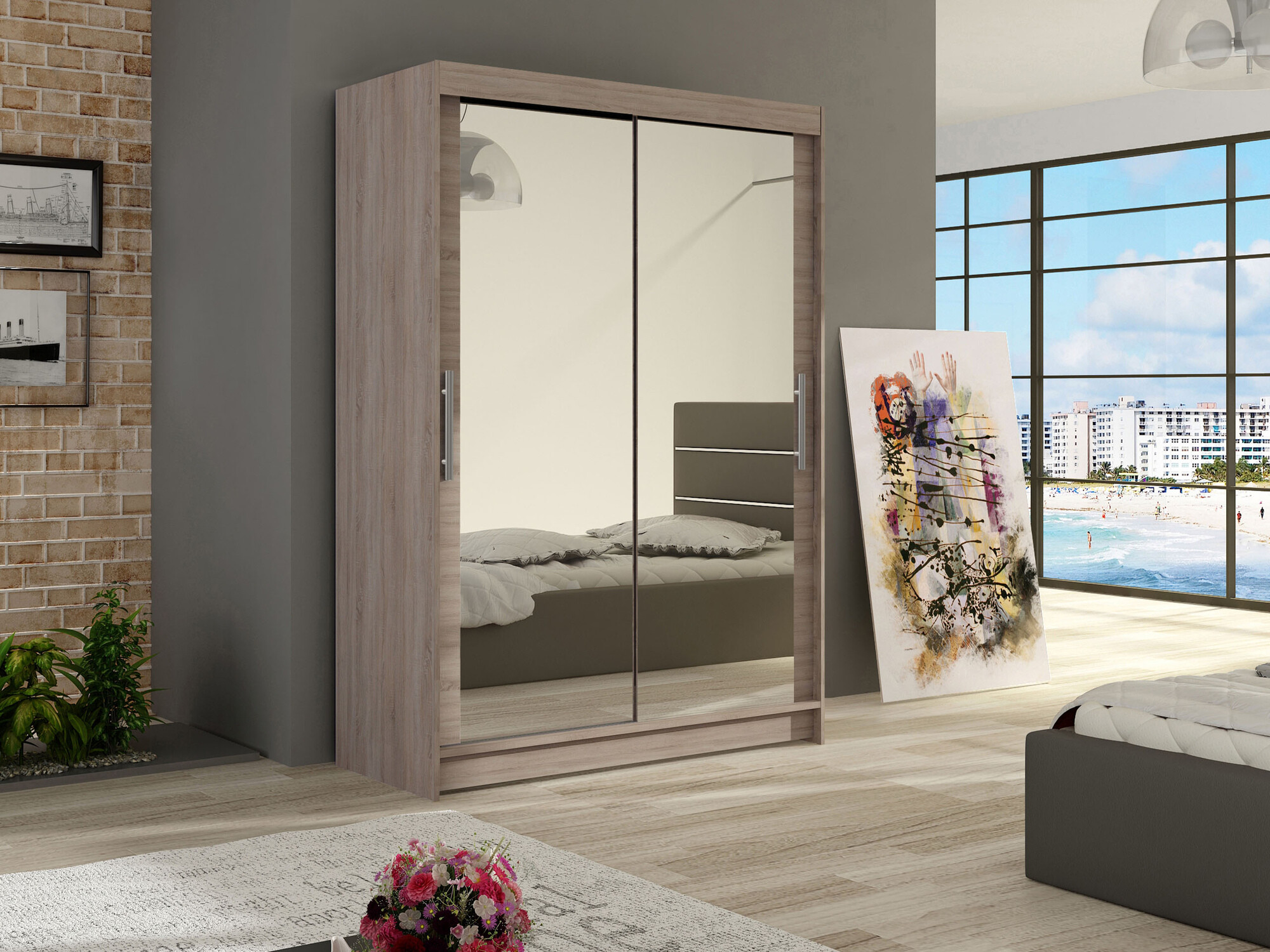 Armoire Closico Pacron VII (Truffe chêne)