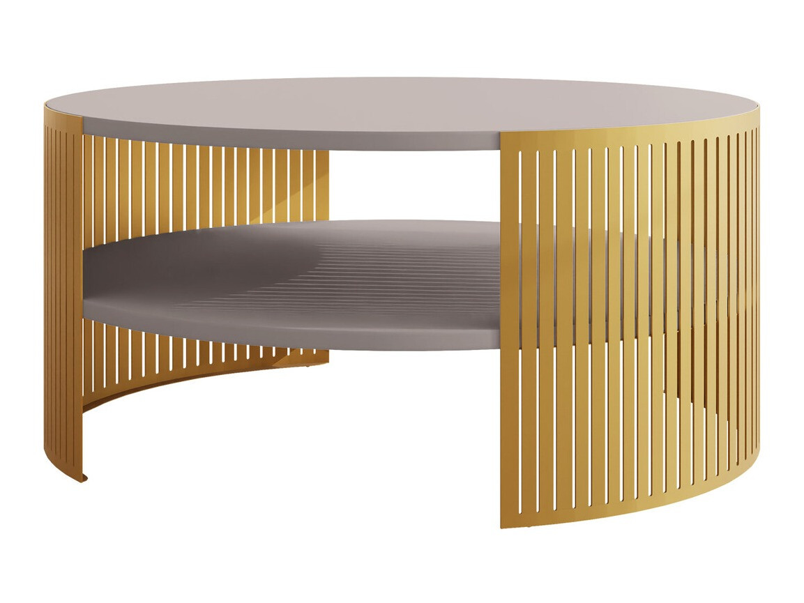 Table basse Civer I (Doré + Cachemire)