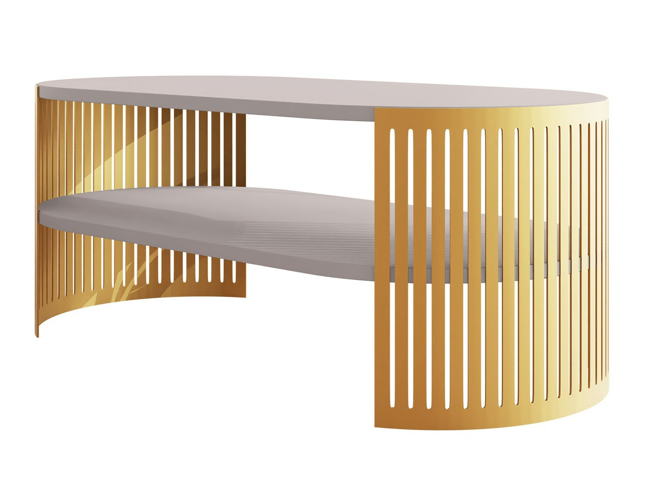 Table basse Civer IV (Doré + Cachemire)