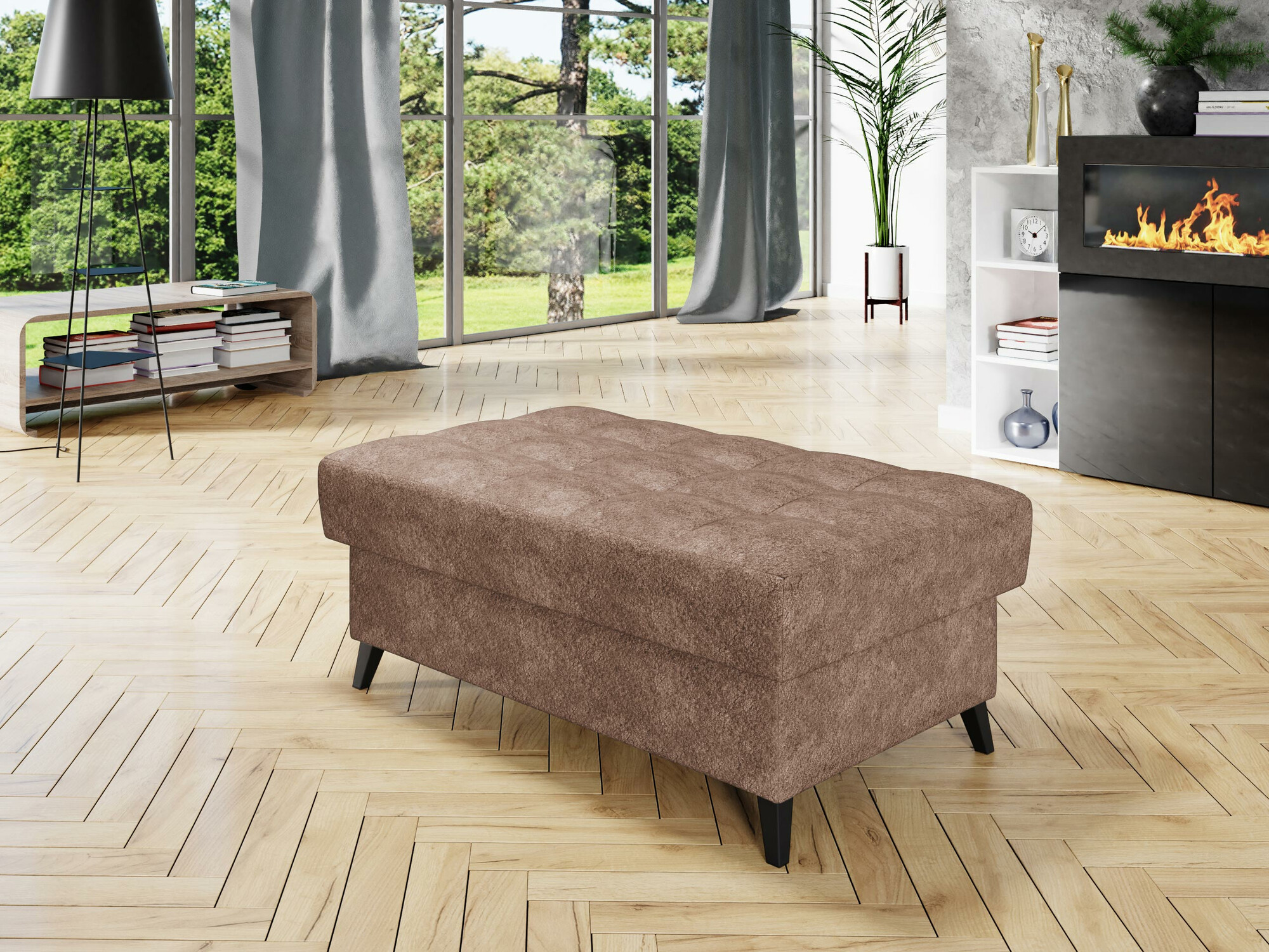 Banc rembourré Comfivo Agnus (Coral 45)