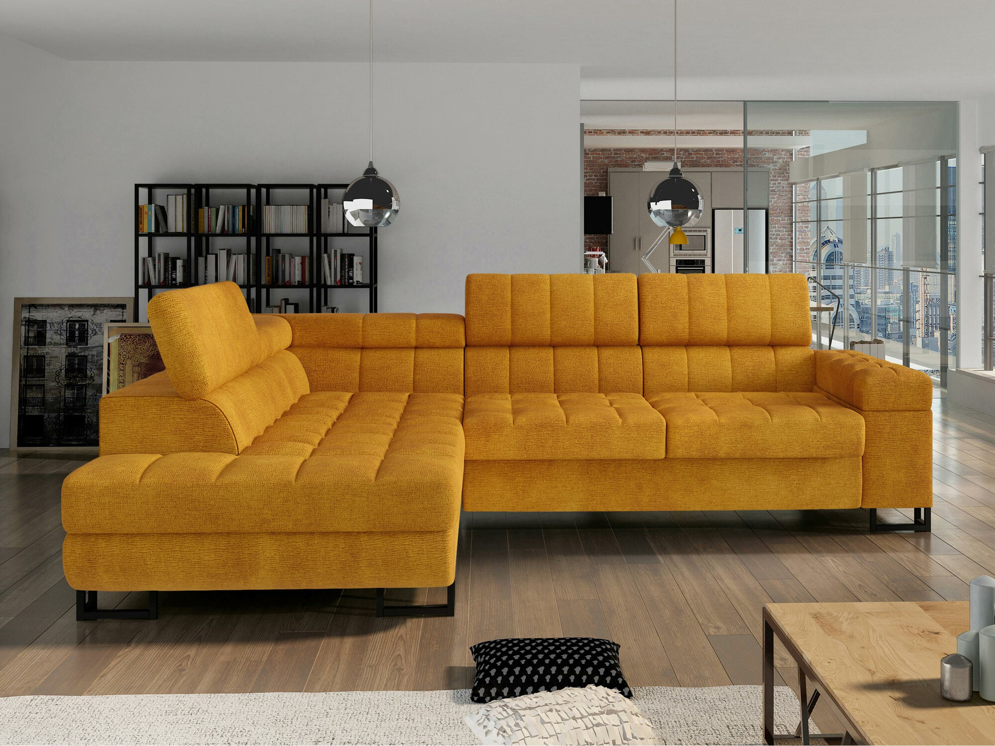 Canapé d'angle Comfivo 232 (Wave 05)
