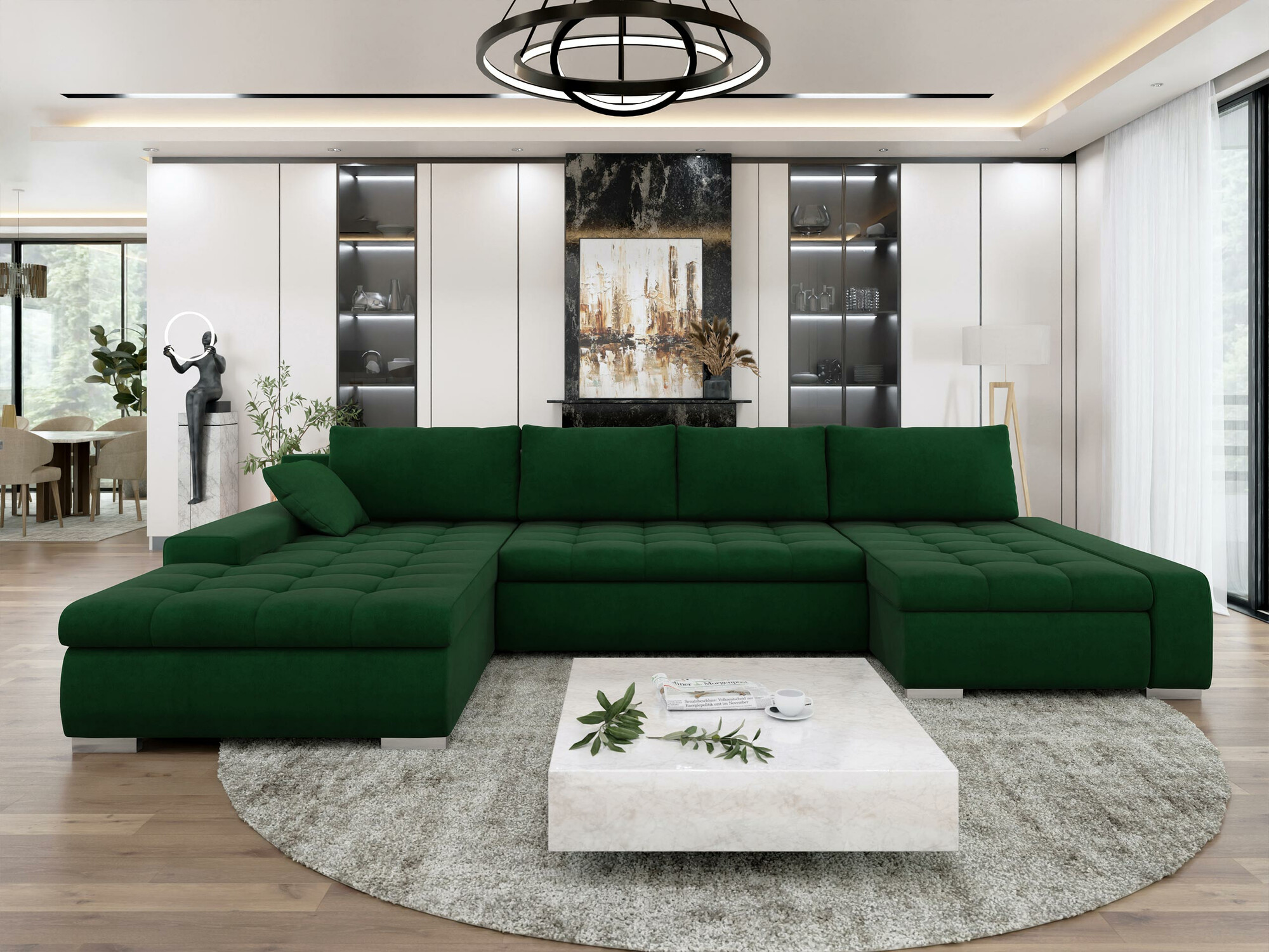 Canapé d'angle Comfivo 106 (Uttario Velvet 2951)