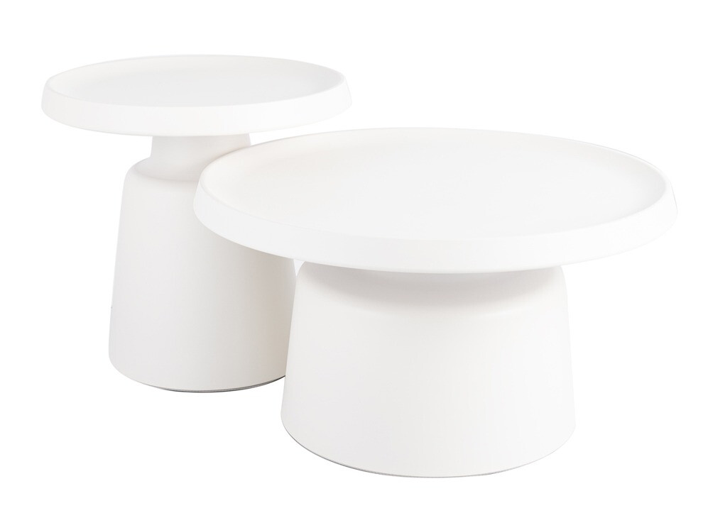 Ensemble tables basses Detroit 721 (Blanc)