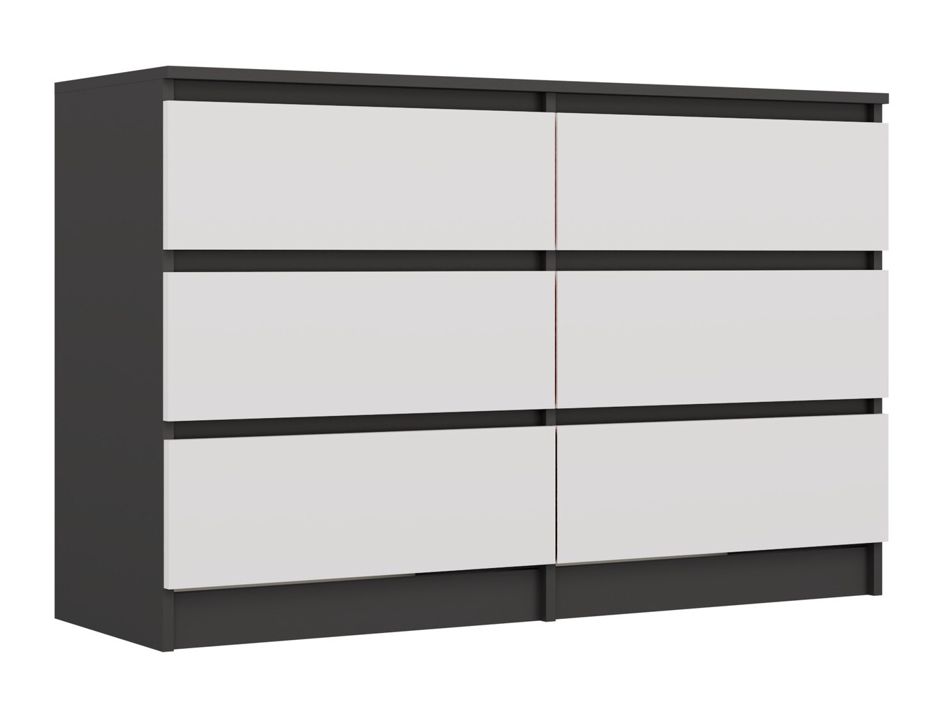 Commode Elbvelu 103 (Anthracite + Blanc)