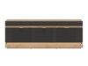 Meuble TV Teselbu 100 (Anthracite + Chêne Torro)