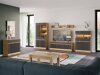 Meuble TV Teselbu 100 (Anthracite + Chêne Torro)