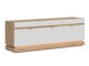 Meuble TV Teselbu 100 (Blanc + Chêne Torro)