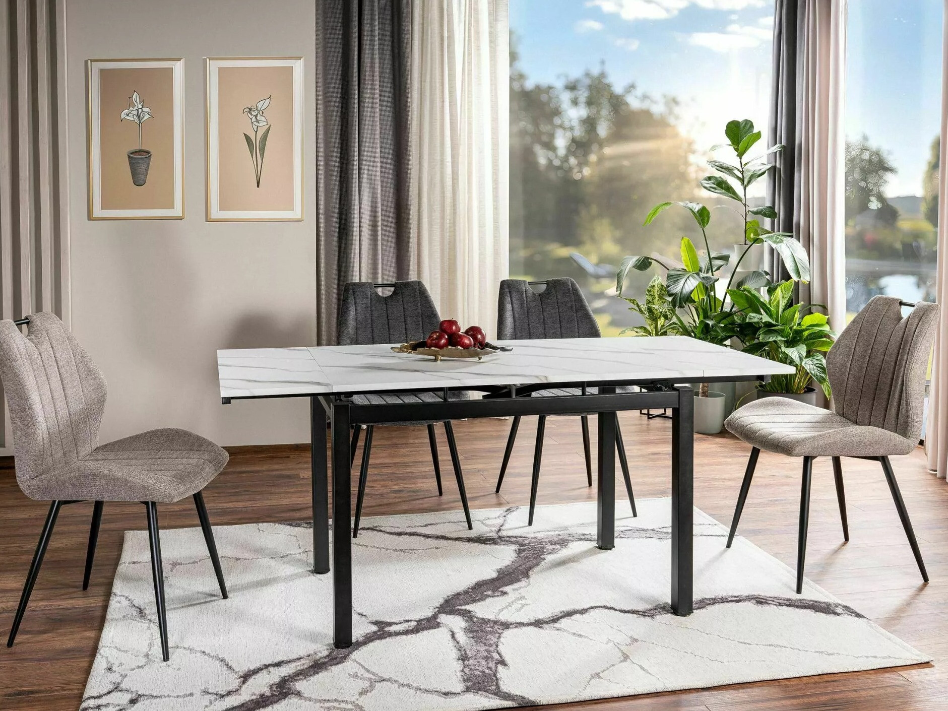 Chaise Detroit 735 (Gris foncé)