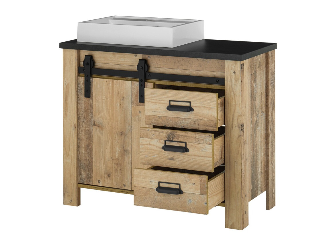 Ensemble de salle de bain Cirtale 136 (Arbre âgé + Anthracite)