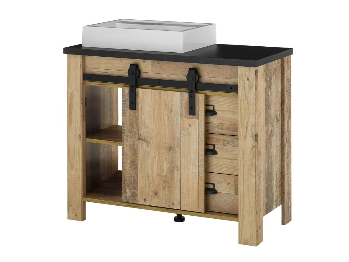 Ensemble de salle de bain Cirtale 136 (Arbre âgé + Anthracite)