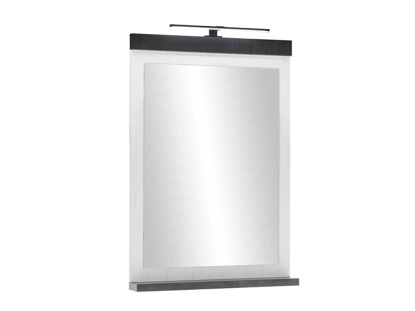 Ensemble de salle de bain Cirtale 136 (Pin blanchi + Anthracite)