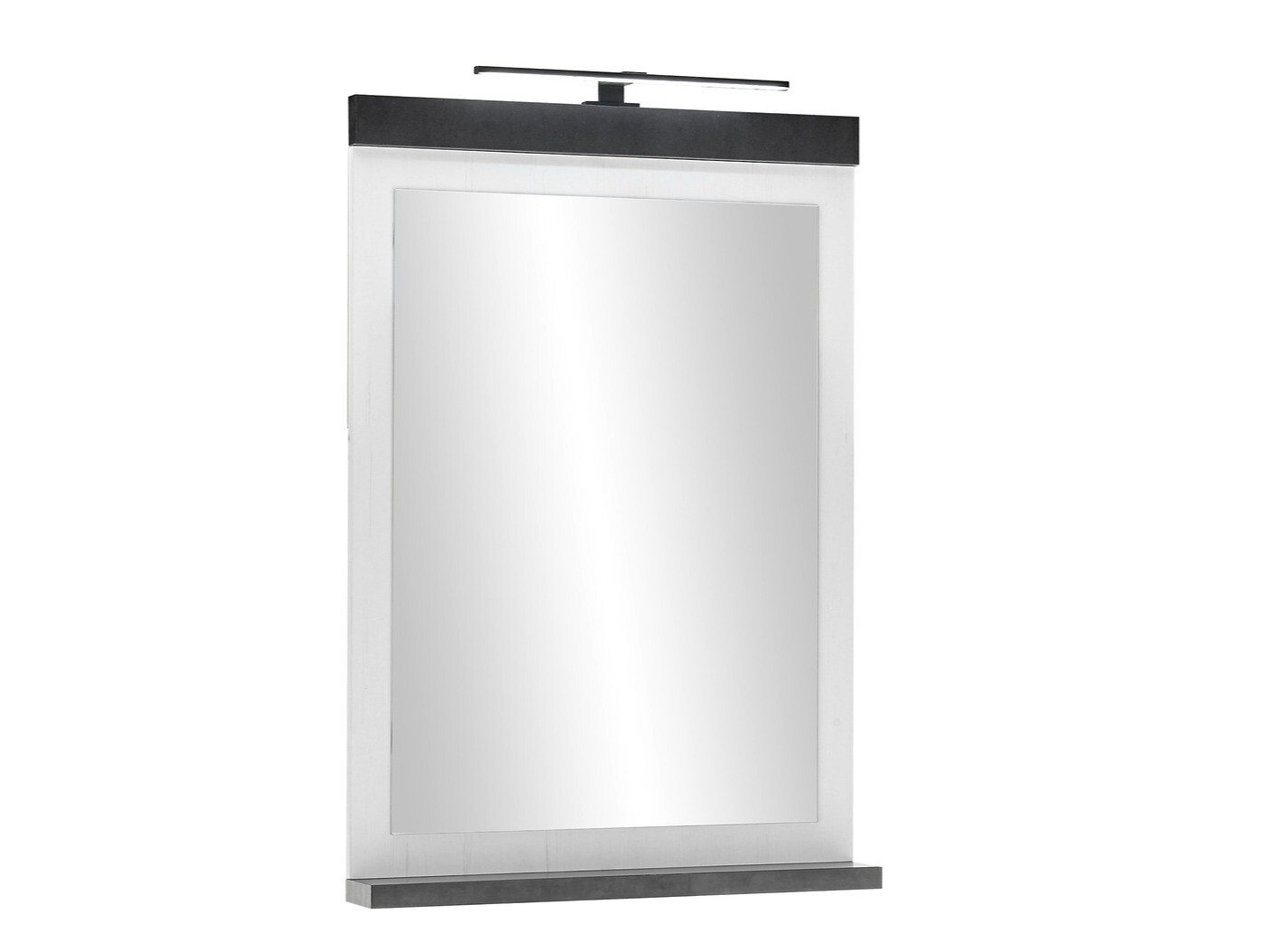 Ensemble de salle de bain Cirtale 137 (Pin blanchi + Anthracite)