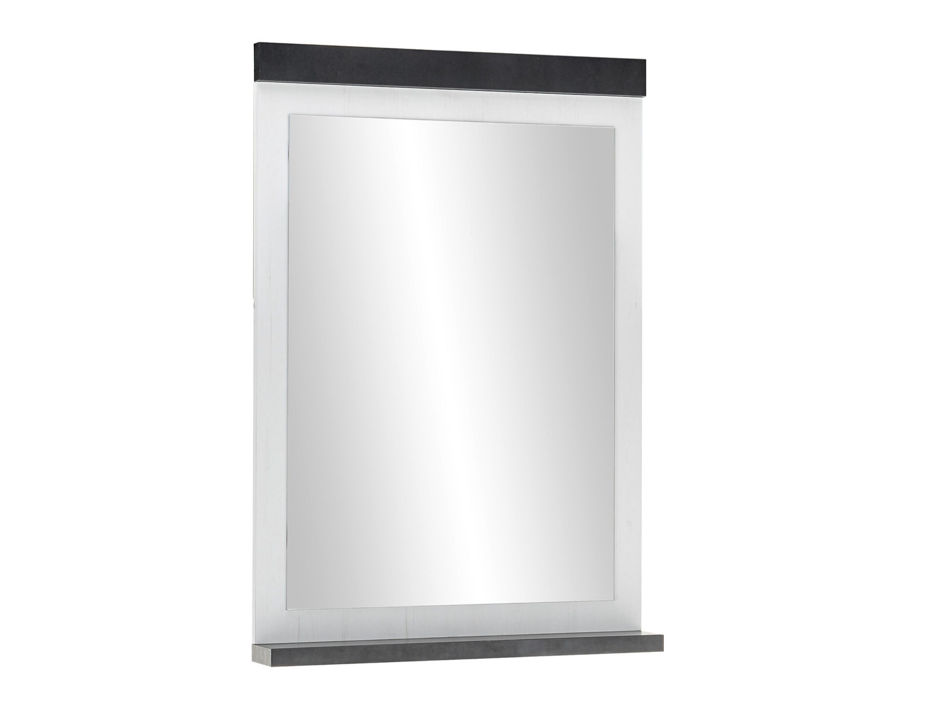 Miroir de salle de bain Cirtale 135 (Pin blanchi + Anthracite)