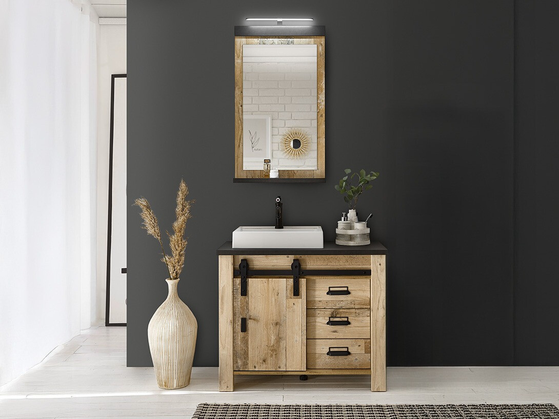 Ensemble de salle de bain Cirtale 136 (Arbre âgé + Anthracite)